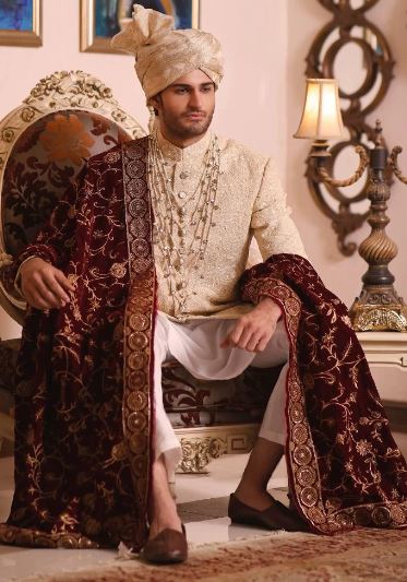 Men Skin Sherwani 